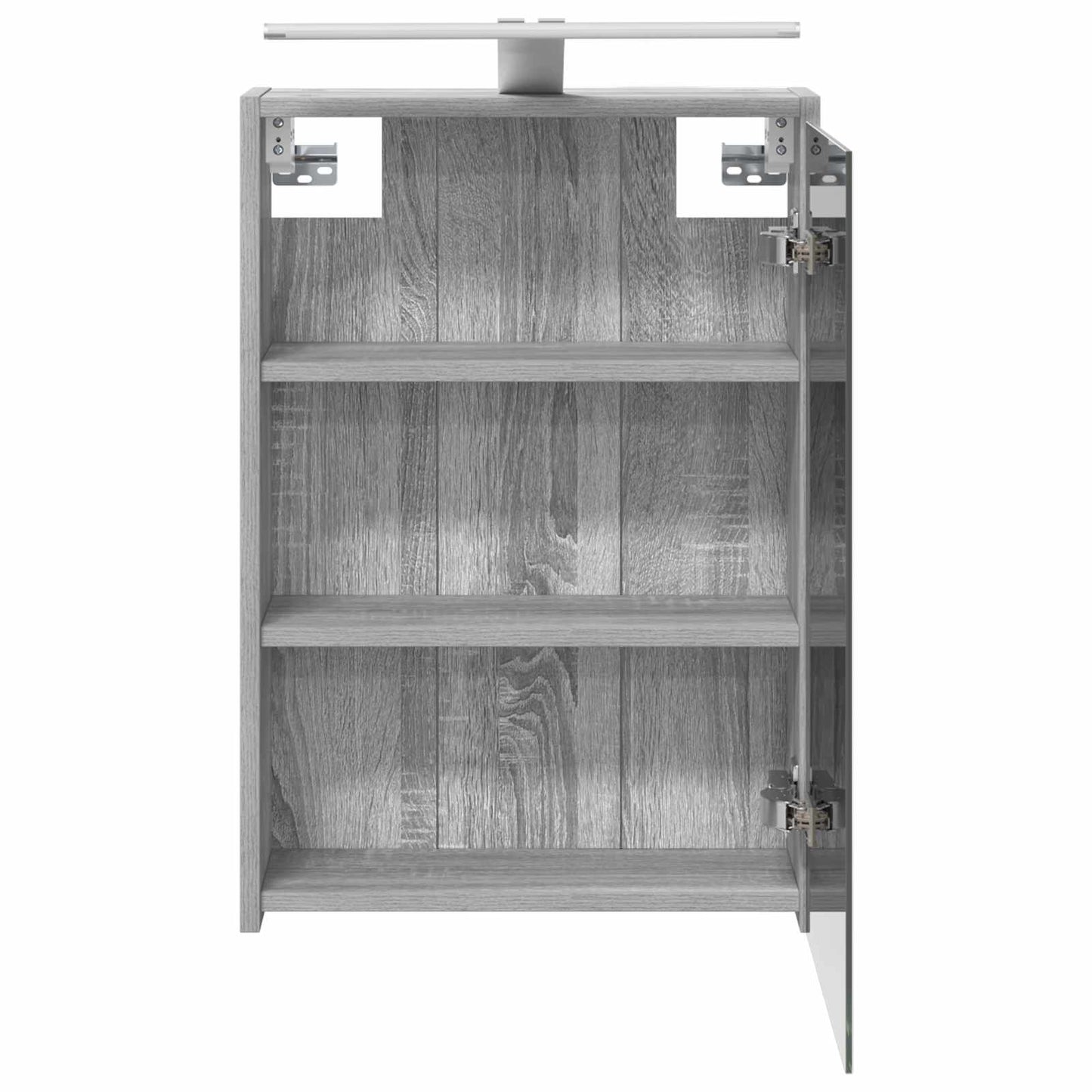 Badezimmerspiegelschrank Sonoma-Grau 43 x 16 x 62,5 cm