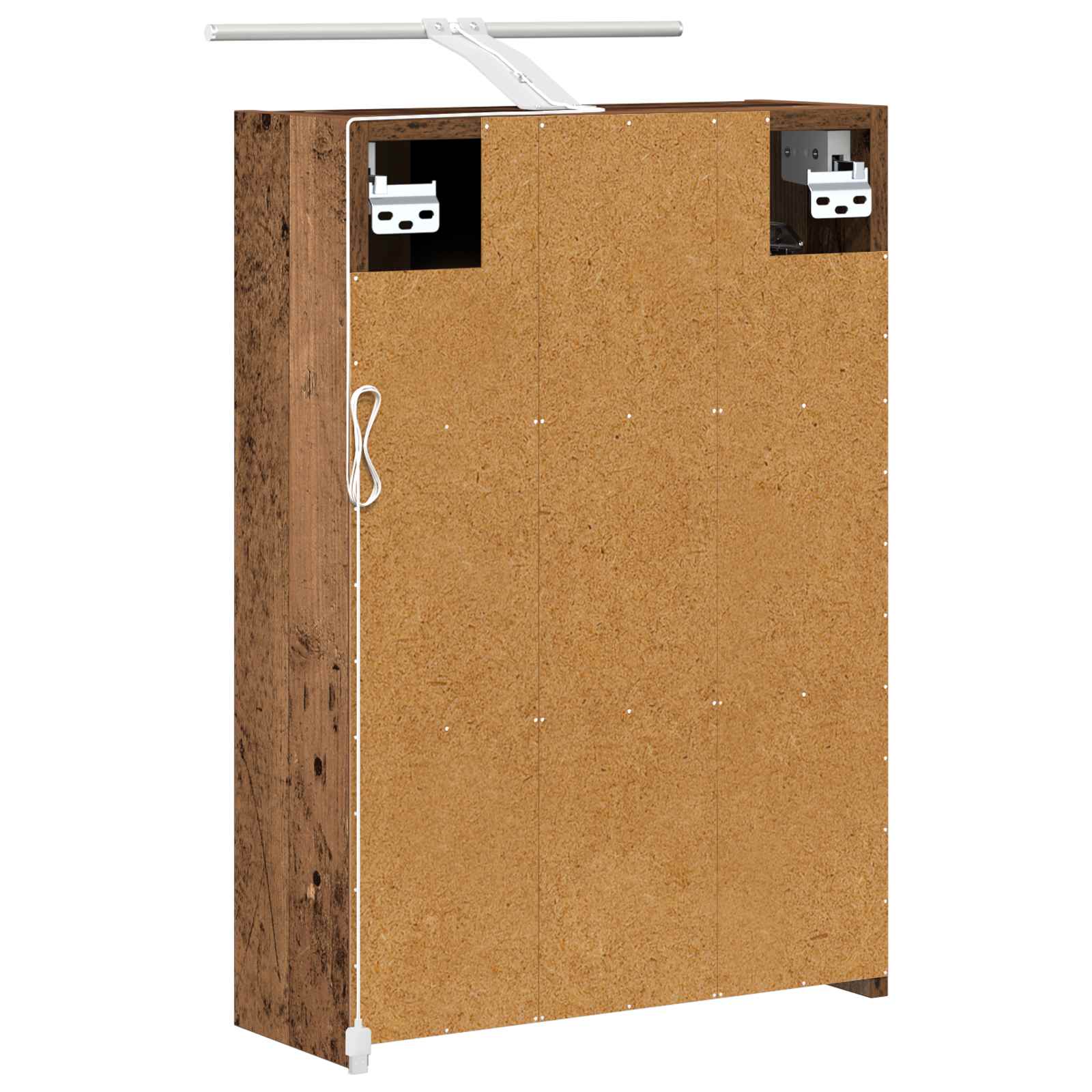 Badezimmerspiegelschrank Altholz 43 x 16 x 62,5 cm