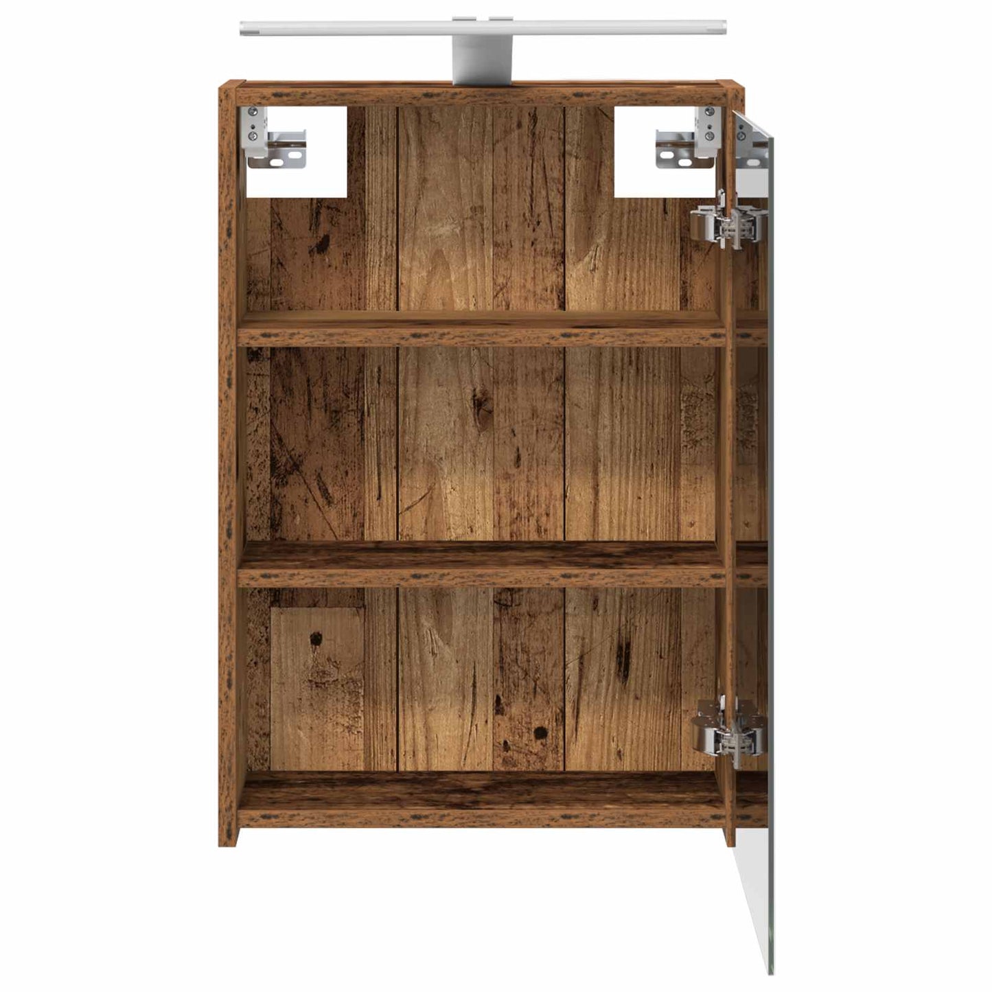 Badezimmerspiegelschrank Altholz 43 x 16 x 62,5 cm