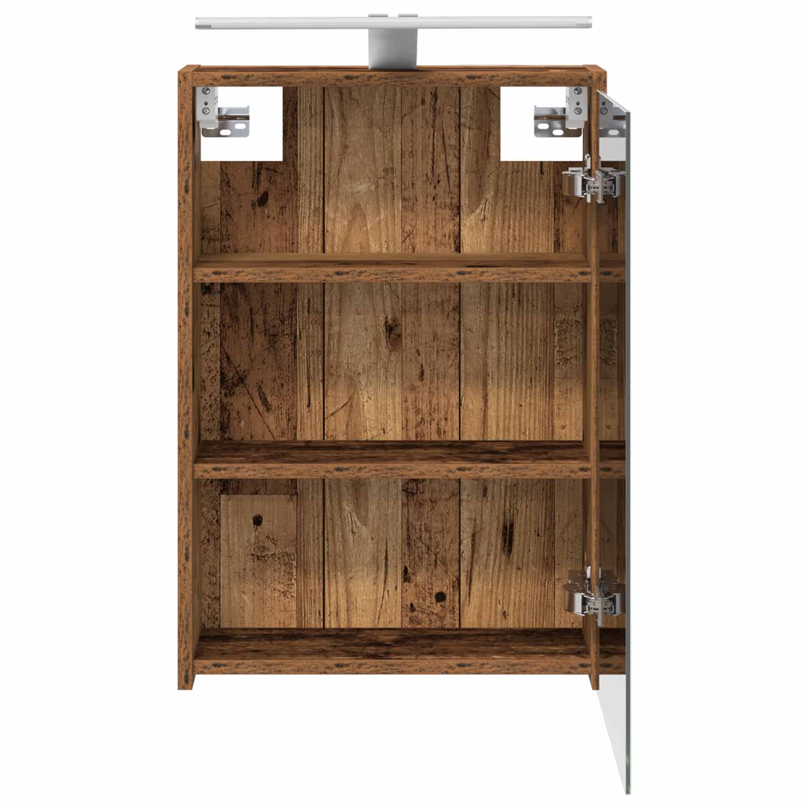 Badezimmerspiegelschrank Altholz 43 x 16 x 62,5 cm