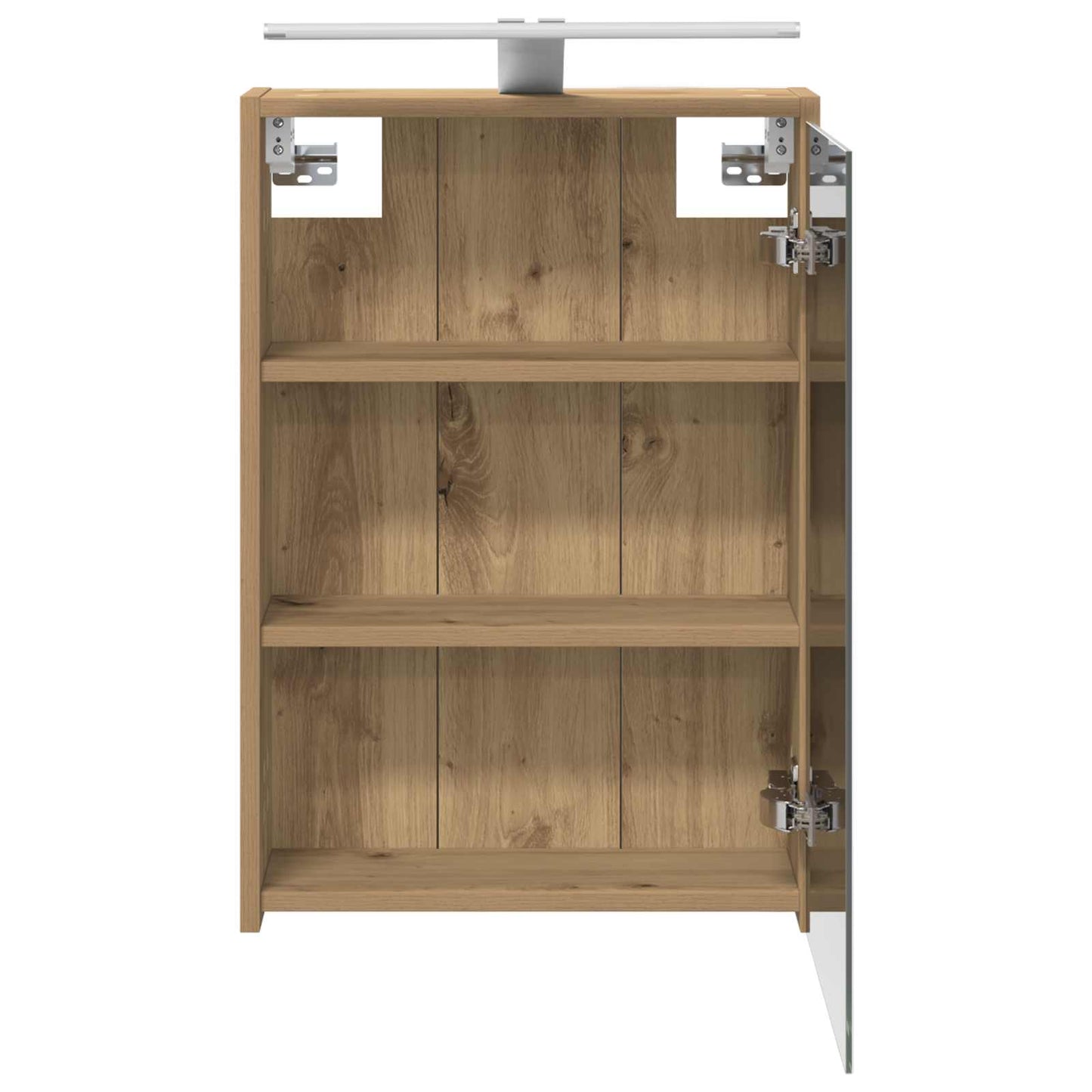 Badezimmerspiegelschrank Kunsthandwerk Eiche 43 x 16 x 62,5 cm