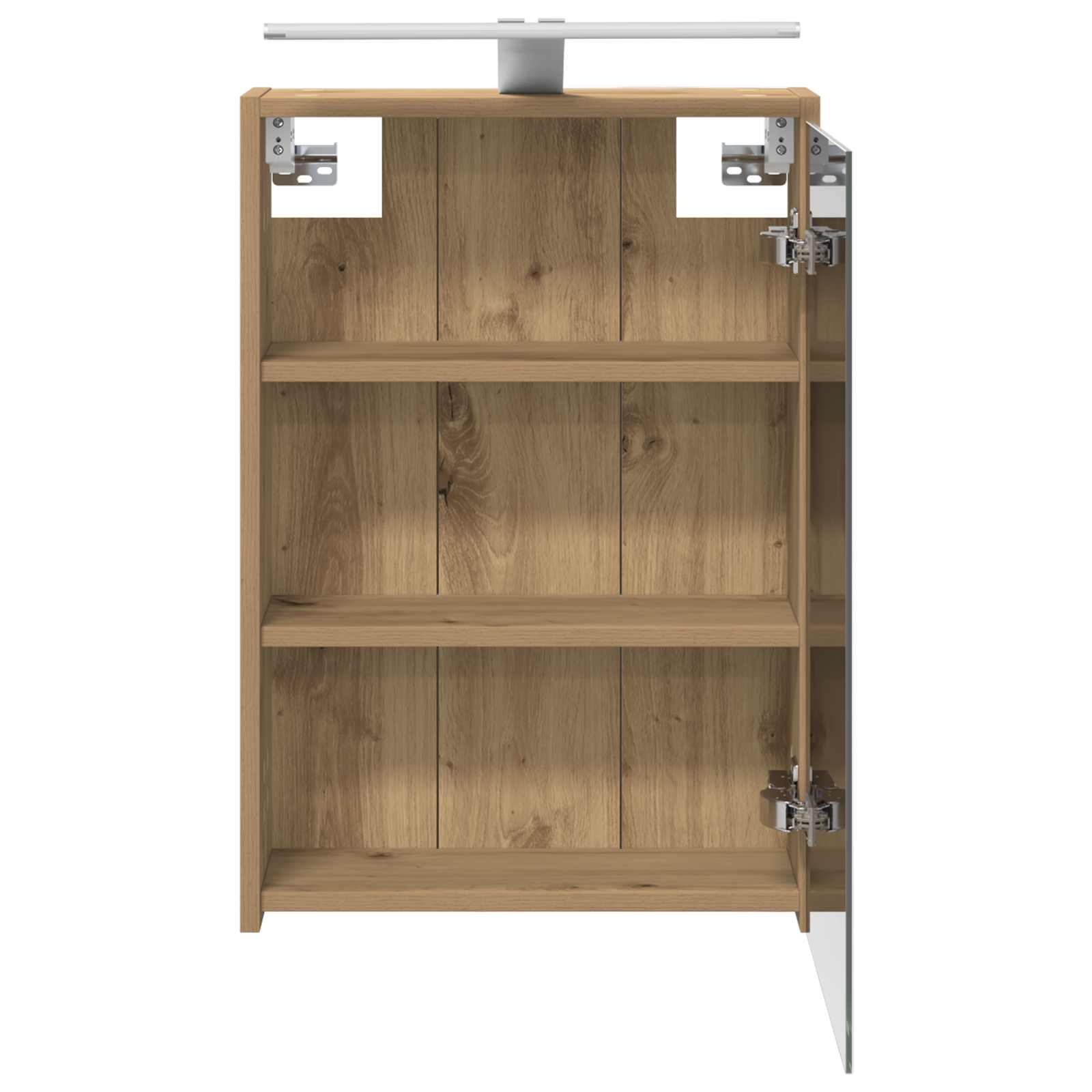 Badezimmerspiegelschrank Kunsthandwerk Eiche 43 x 16 x 62,5 cm