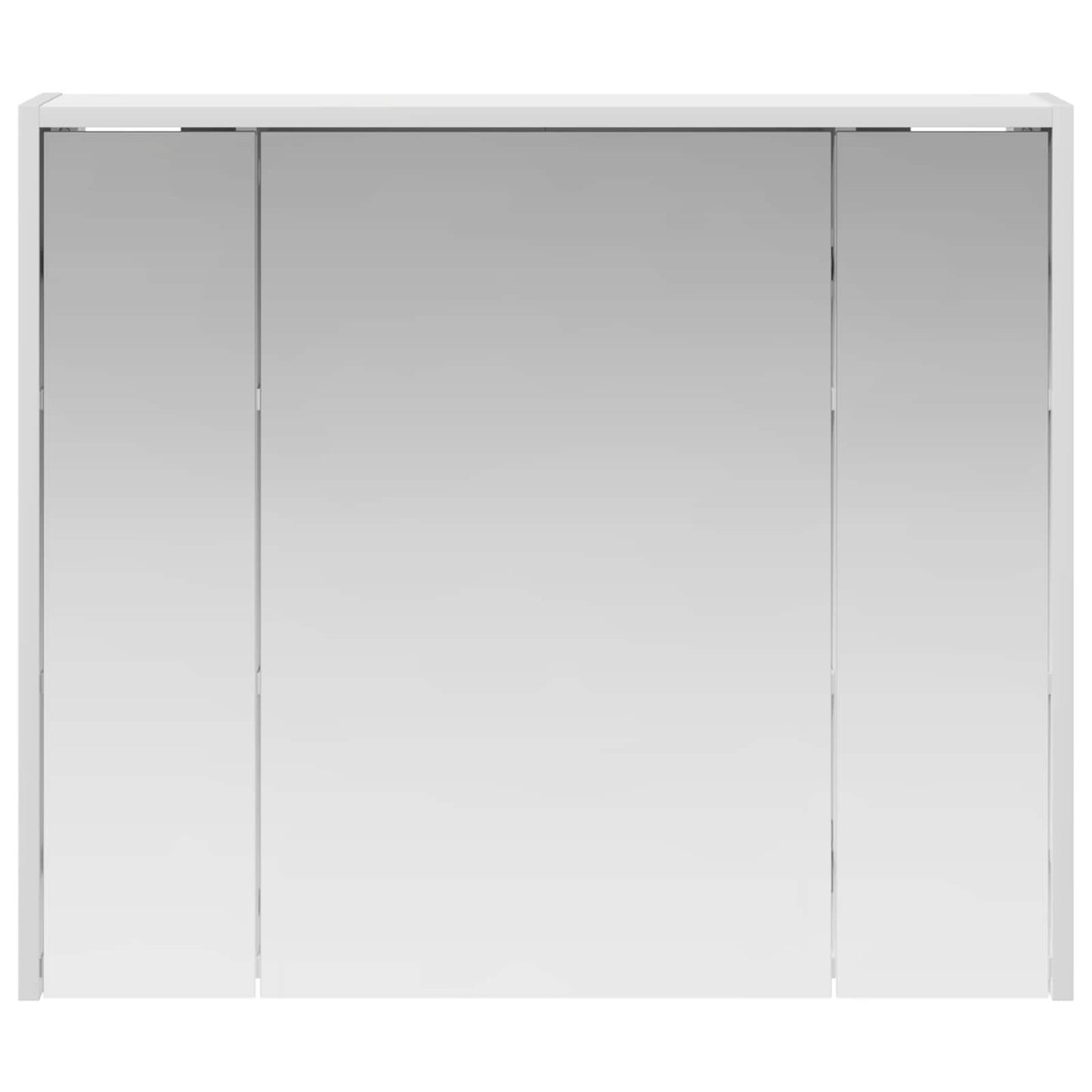 Badezimmerspiegelschrank Weiß 73,5 x 16 x 62,5 cm Holzwerkstoff