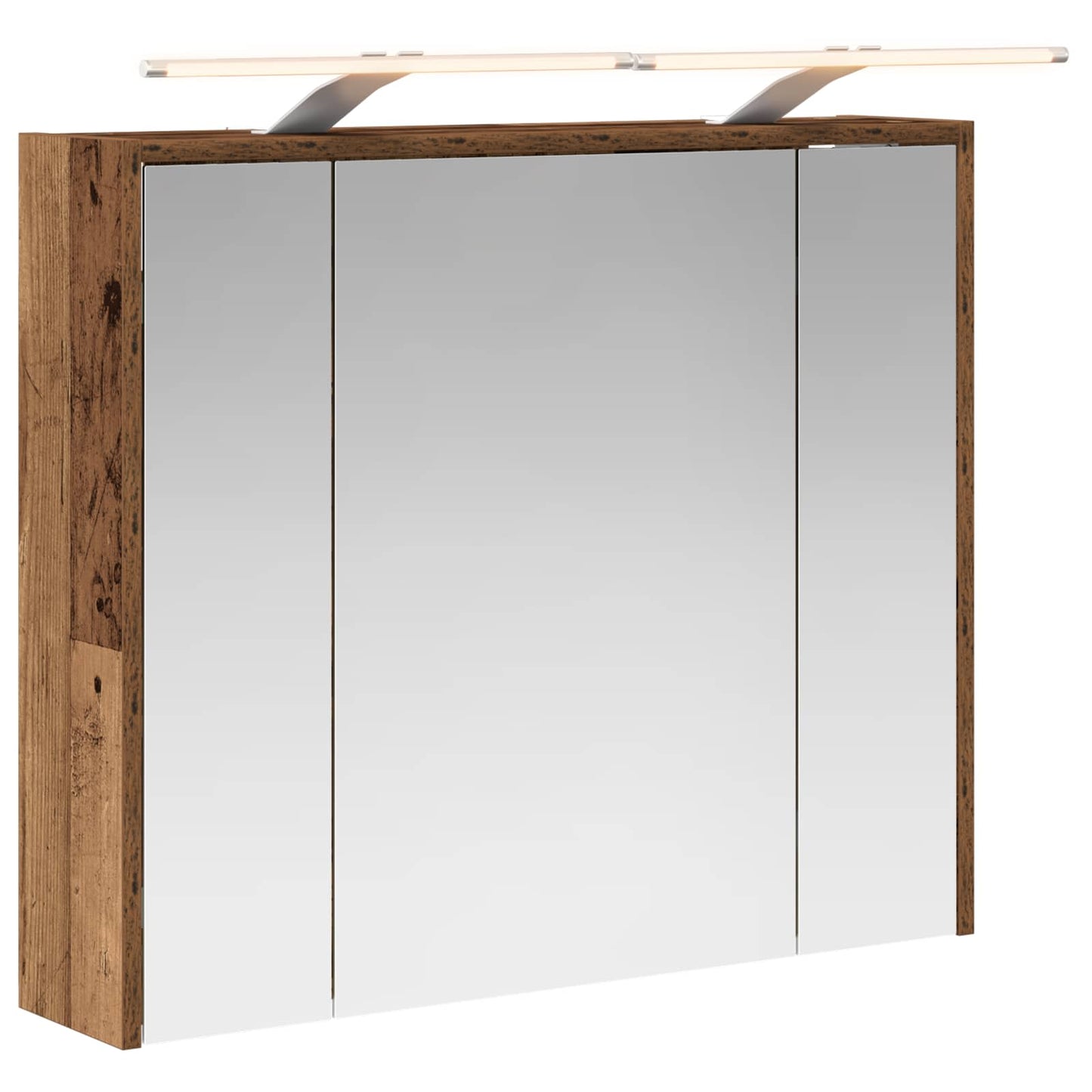 Badezimmerspiegelschrank Altholz 73,5 x 16 x 62,5 cm