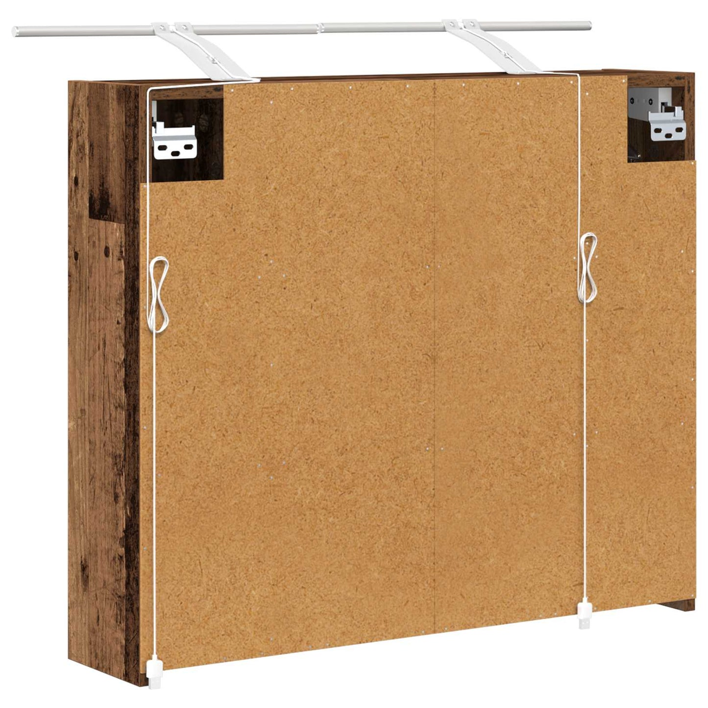 Badezimmerspiegelschrank Altholz 73,5 x 16 x 62,5 cm