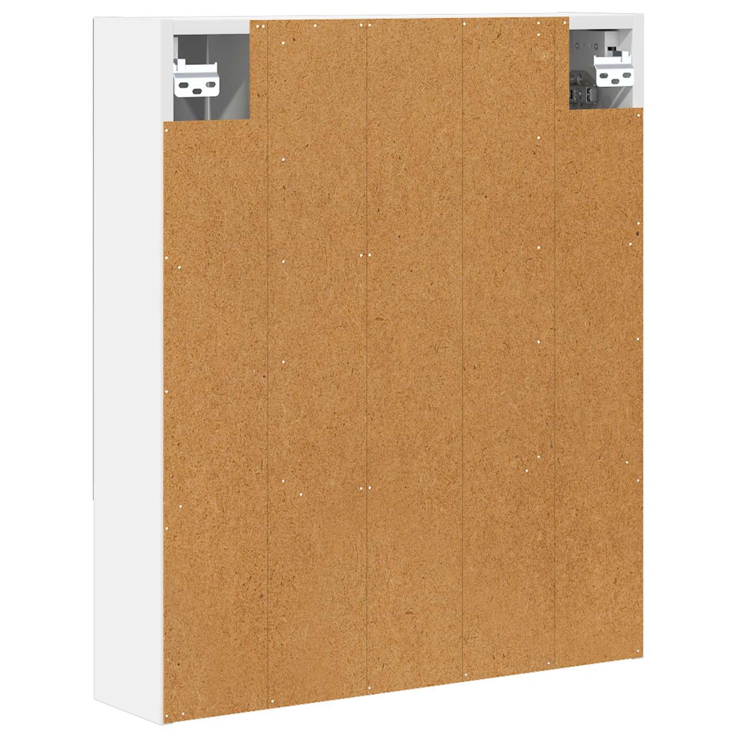 Badezimmerspiegelschrank Weiß 60 x 14,5 x 70 cm Holzwerkstoff