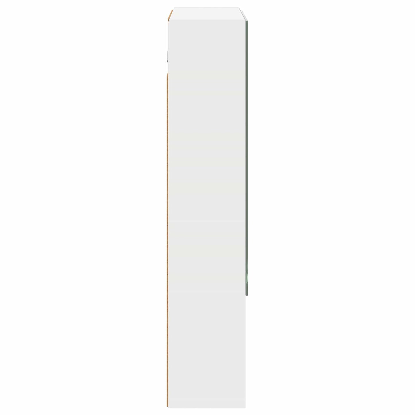 Badezimmerspiegelschrank Weiß 60 x 14,5 x 70 cm Holzwerkstoff