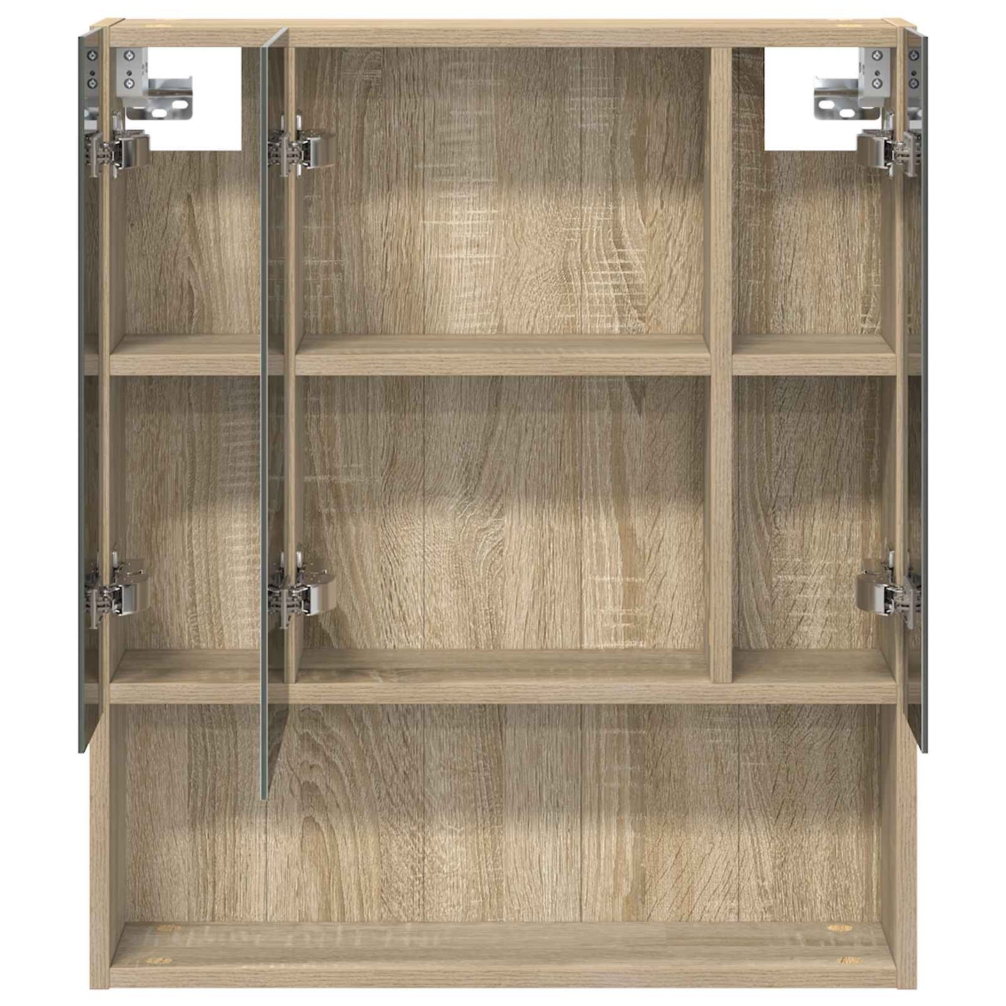 Badezimmerspiegelschrank Sonoma-Eiche 60 x 14,5 x 70 cm