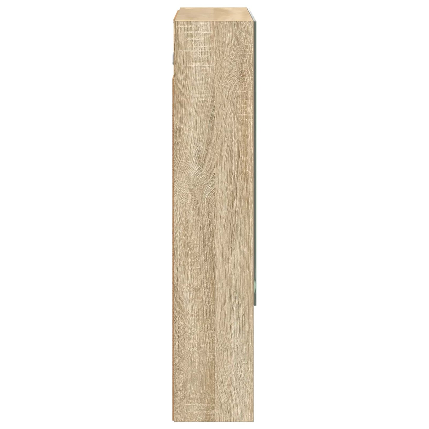 Badezimmerspiegelschrank Sonoma-Eiche 60 x 14,5 x 70 cm