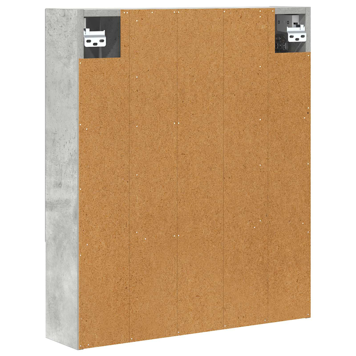 Badezimmerspiegelschrank Betongrau 60 x 14,5 x 70 cm