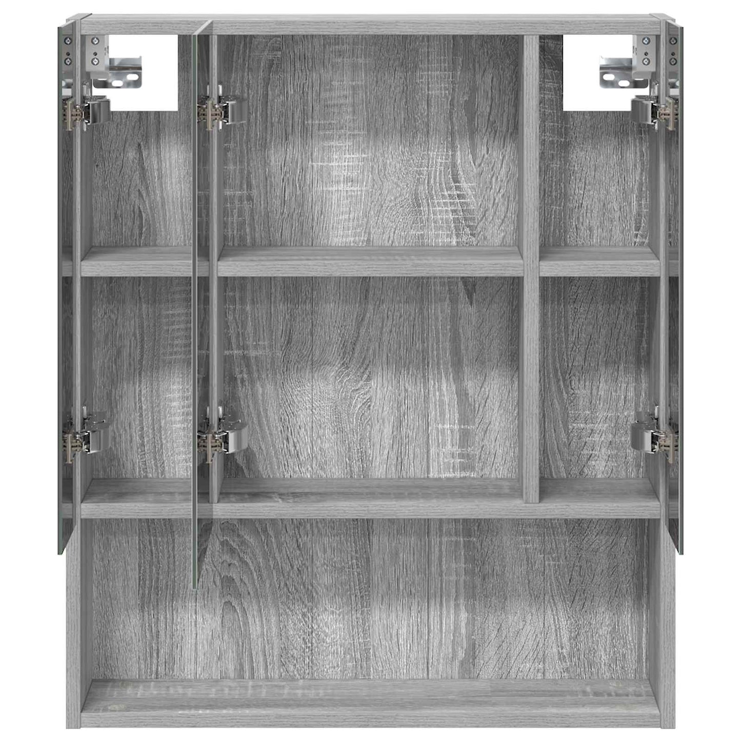 Badezimmerspiegelschrank Sonoma-Grau 60 x 14,5 x 70 cm