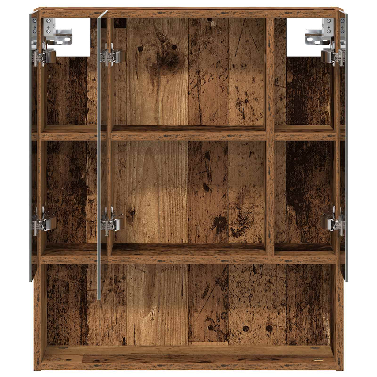 Badezimmerspiegelschrank Altholz 60 x 14,5 x 70 cm