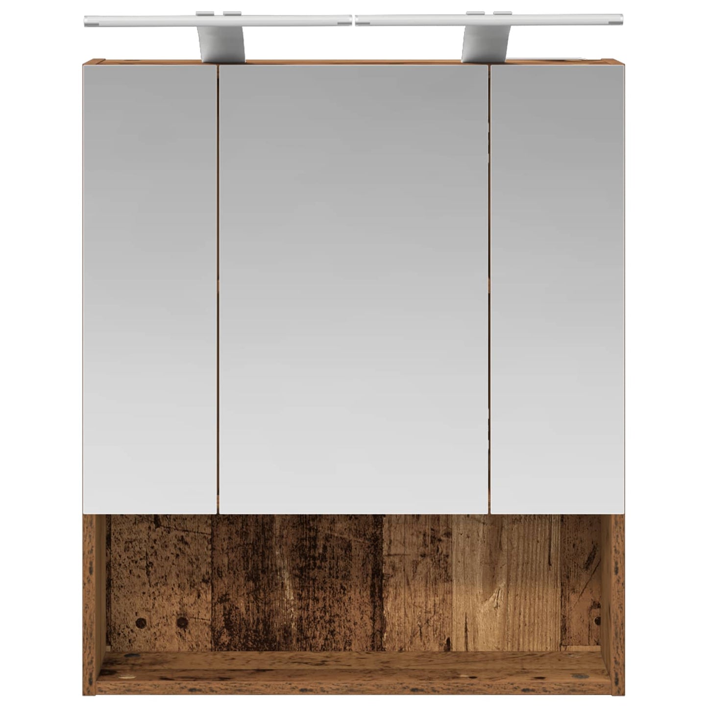 Badezimmerspiegelschrank Altholz 60 x 14,5 x 70 cm
