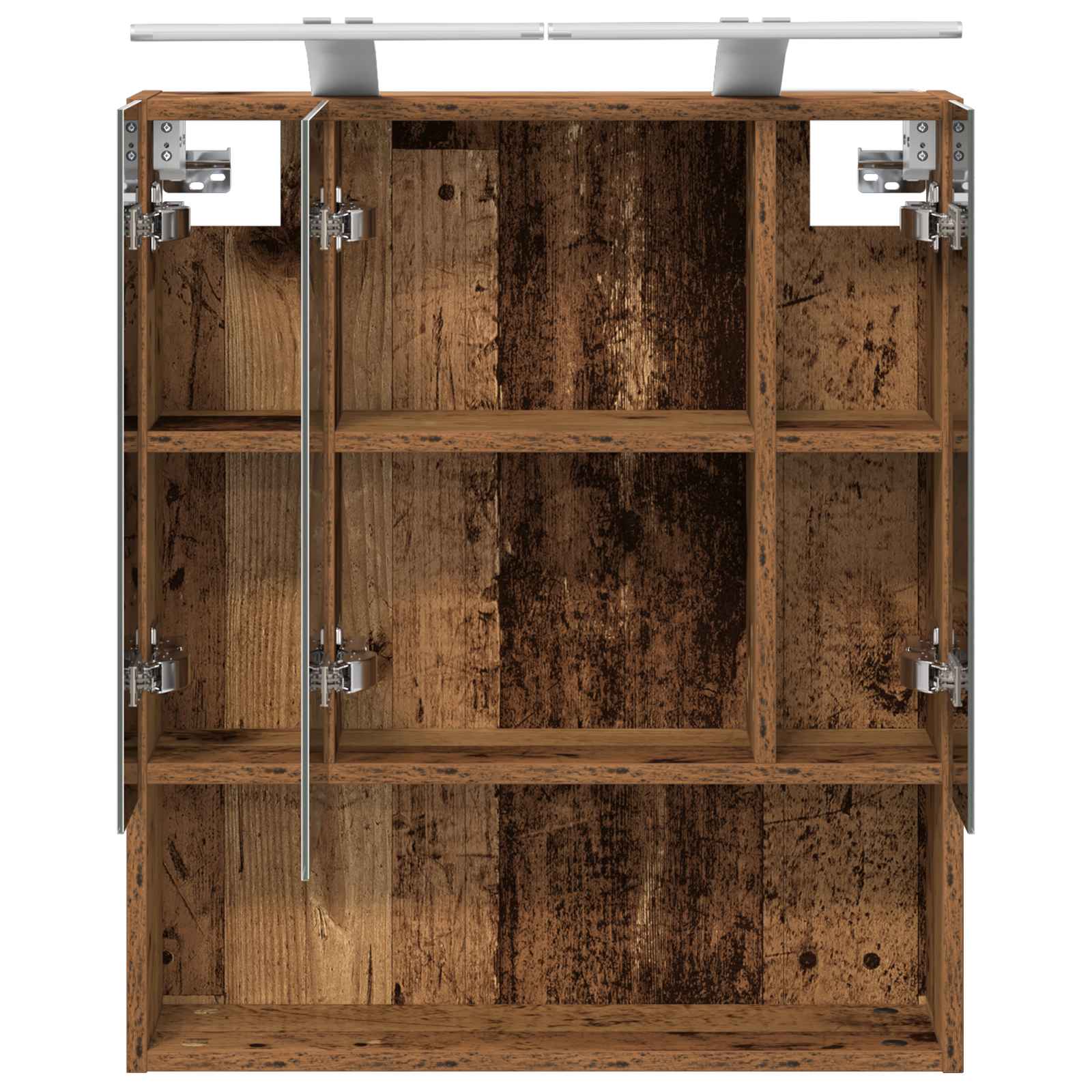 Badezimmerspiegelschrank Altholz 60 x 14,5 x 70 cm