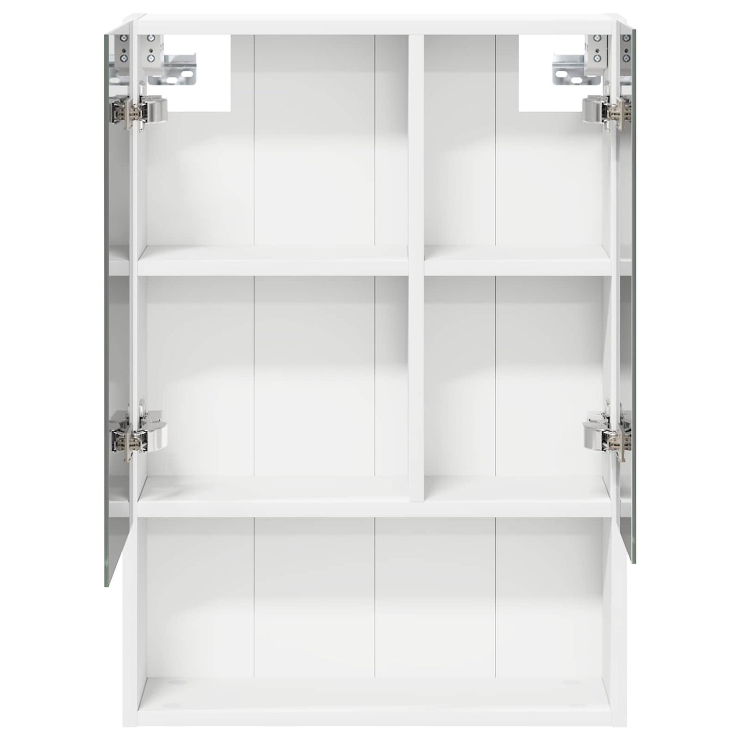 Badezimmerspiegelschrank Weiß 50 x 14,5 x 70 cm Holzwerkstoff