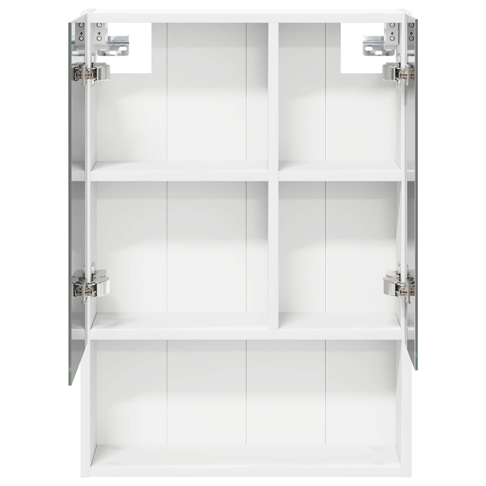 Badezimmerspiegelschrank Weiß 50 x 14,5 x 70 cm Holzwerkstoff