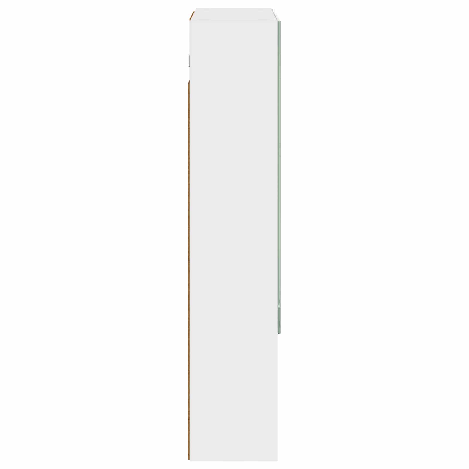 Badezimmerspiegelschrank Weiß 50 x 14,5 x 70 cm Holzwerkstoff