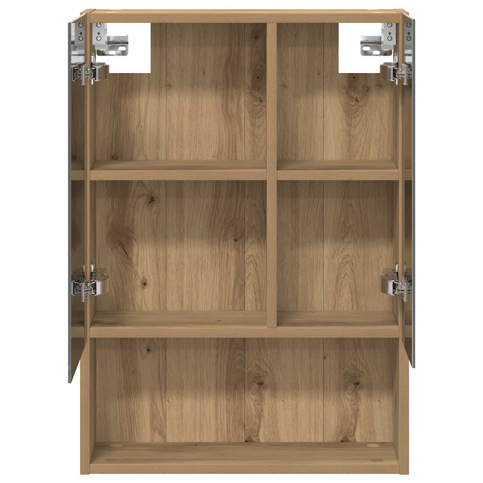 Badezimmerspiegelschrank Kunsthandwerk Eiche 50 x 14,5 x 70 cm