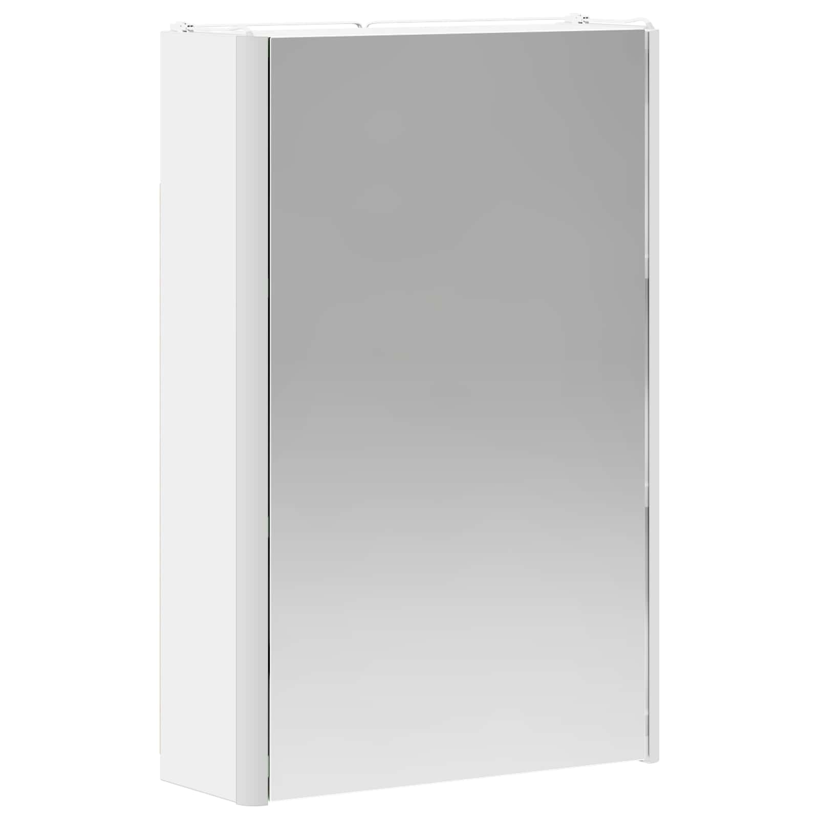 Badezimmerspiegelschrank Weiß 33 x 11,5 x 50 cm Holzwerkstoff
