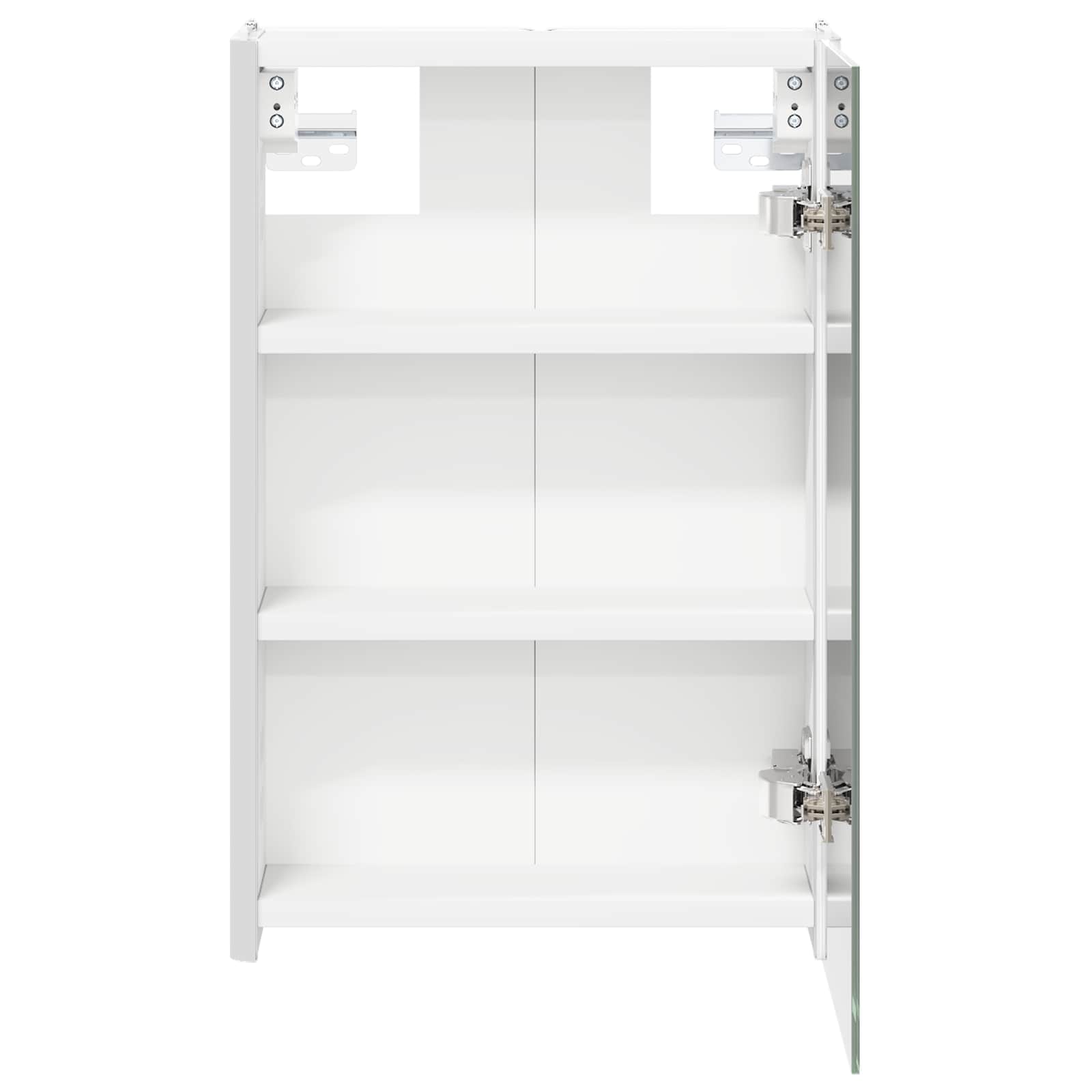Badezimmerspiegelschrank Weiß 33 x 11,5 x 50 cm Holzwerkstoff