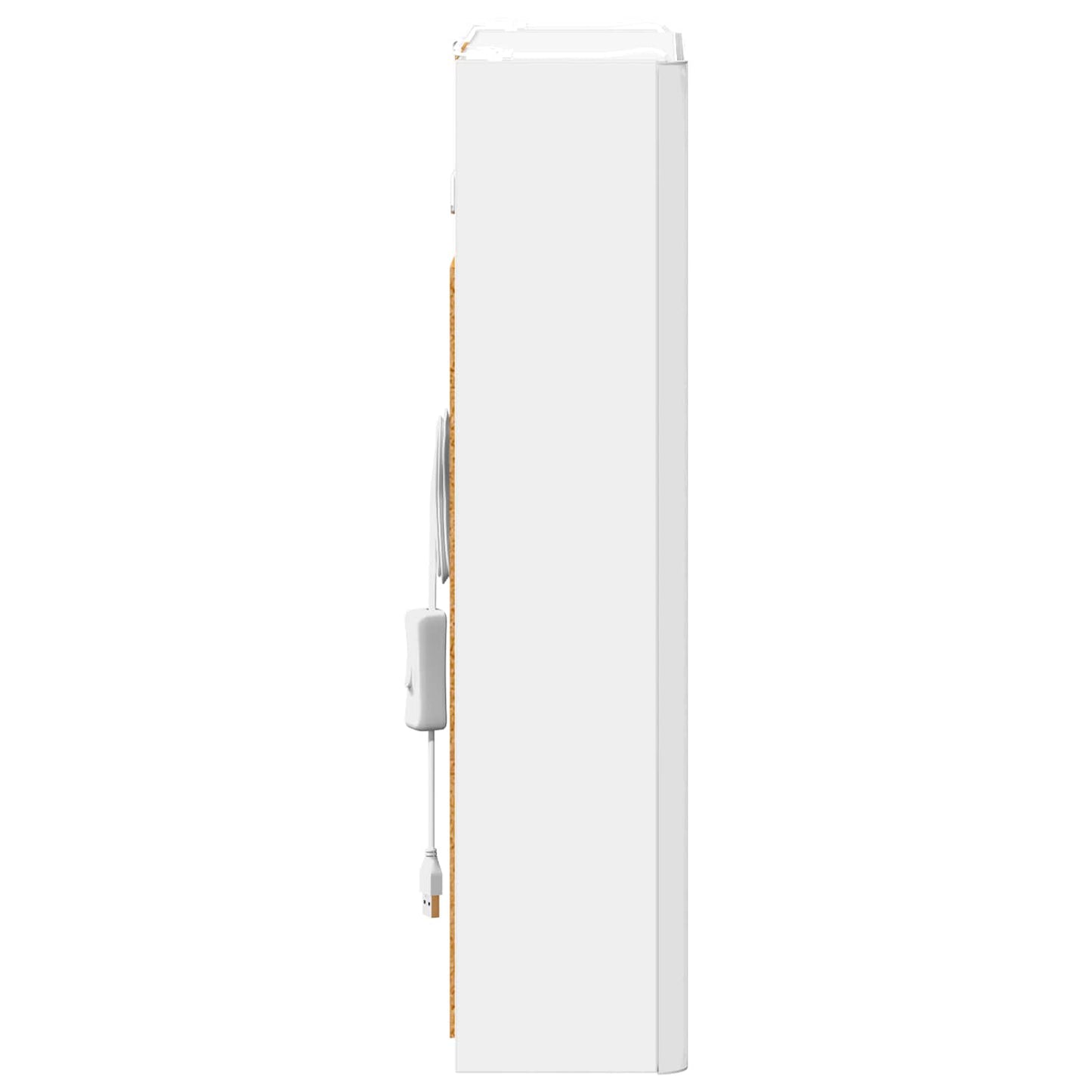 Badezimmerspiegelschrank Weiß 33 x 11,5 x 50 cm Holzwerkstoff