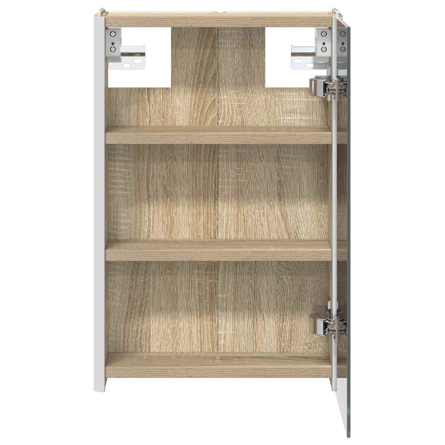 Badezimmerspiegelschrank Sonoma-Eiche 33 x 11,5 x 50 cm