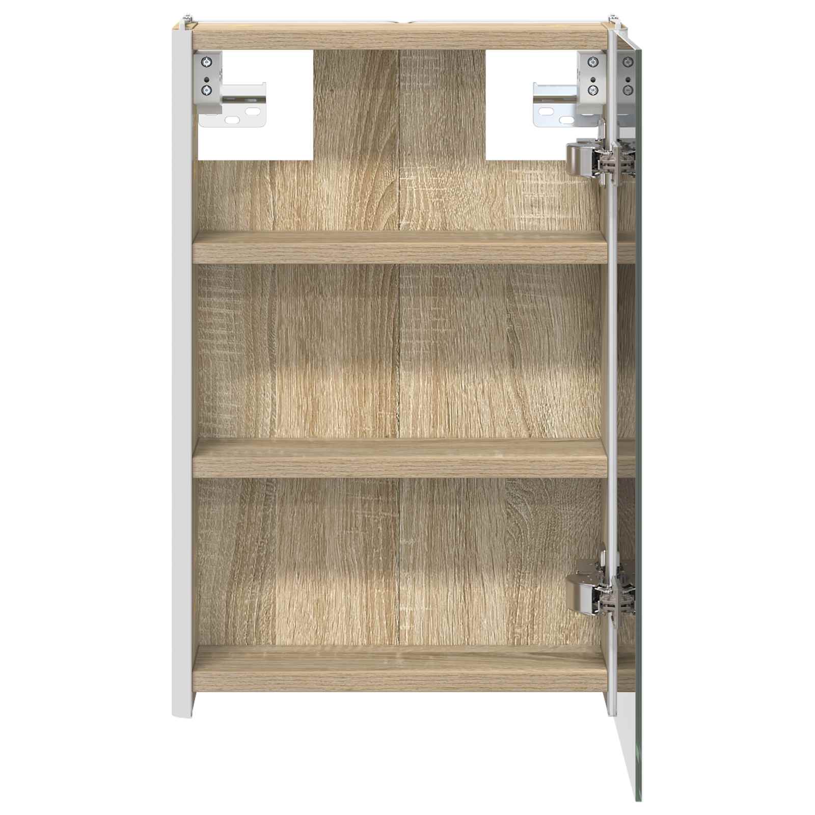 Badezimmerspiegelschrank Sonoma-Eiche 33 x 11,5 x 50 cm