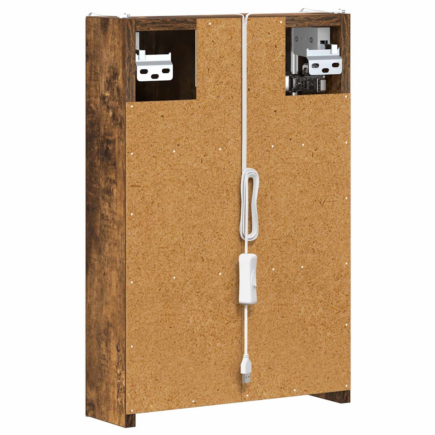 Badezimmerspiegelschrank Geräucherte Eiche 33 x 11,5 x 50 cm
