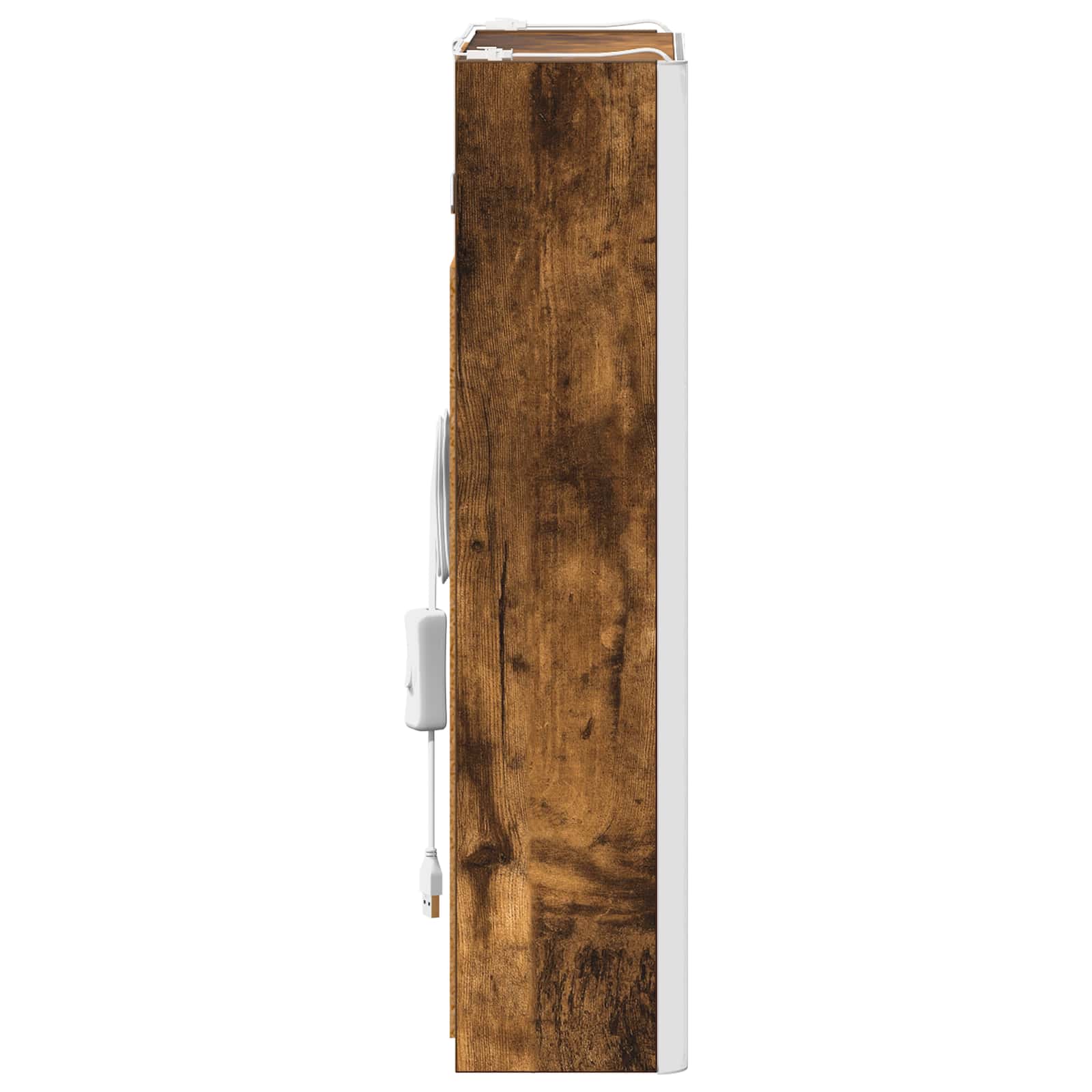 Badezimmerspiegelschrank Geräucherte Eiche 33 x 11,5 x 50 cm