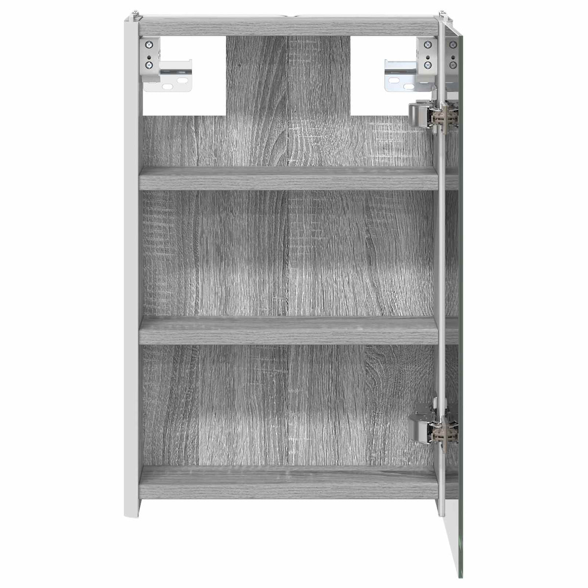 Badezimmerspiegelschrank Graues Sonoma 33 x 11,5 x 50 cm