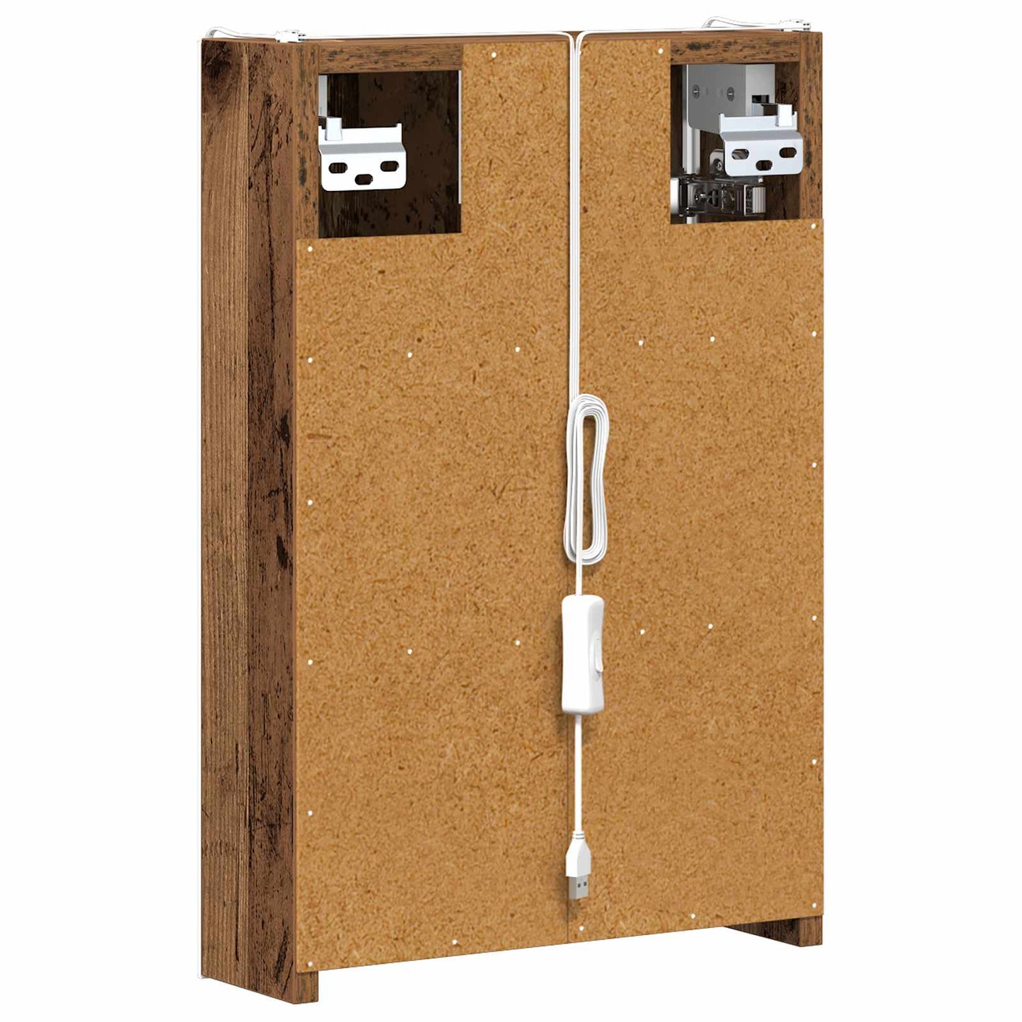 Badezimmerspiegelschrank Altholz 33 x 11,5 x 50 cm