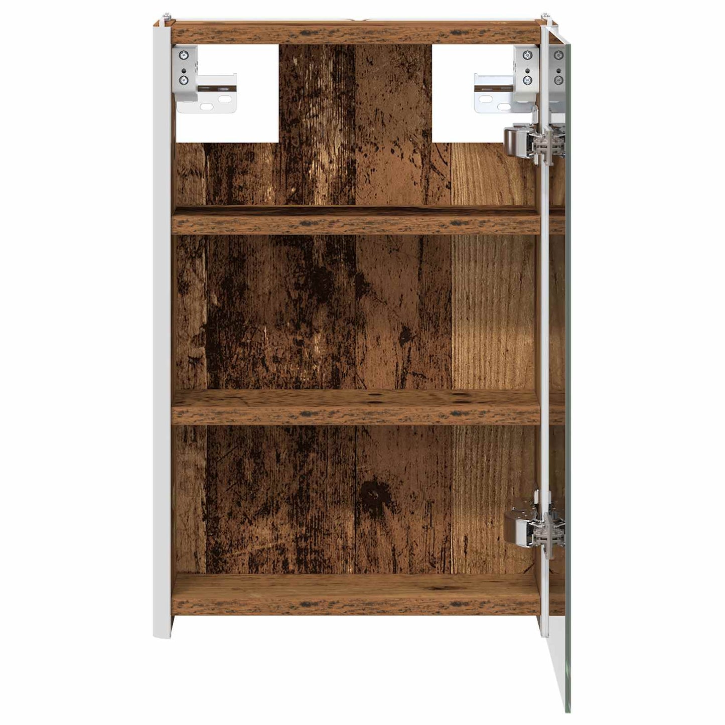 Badezimmerspiegelschrank Altholz 33 x 11,5 x 50 cm