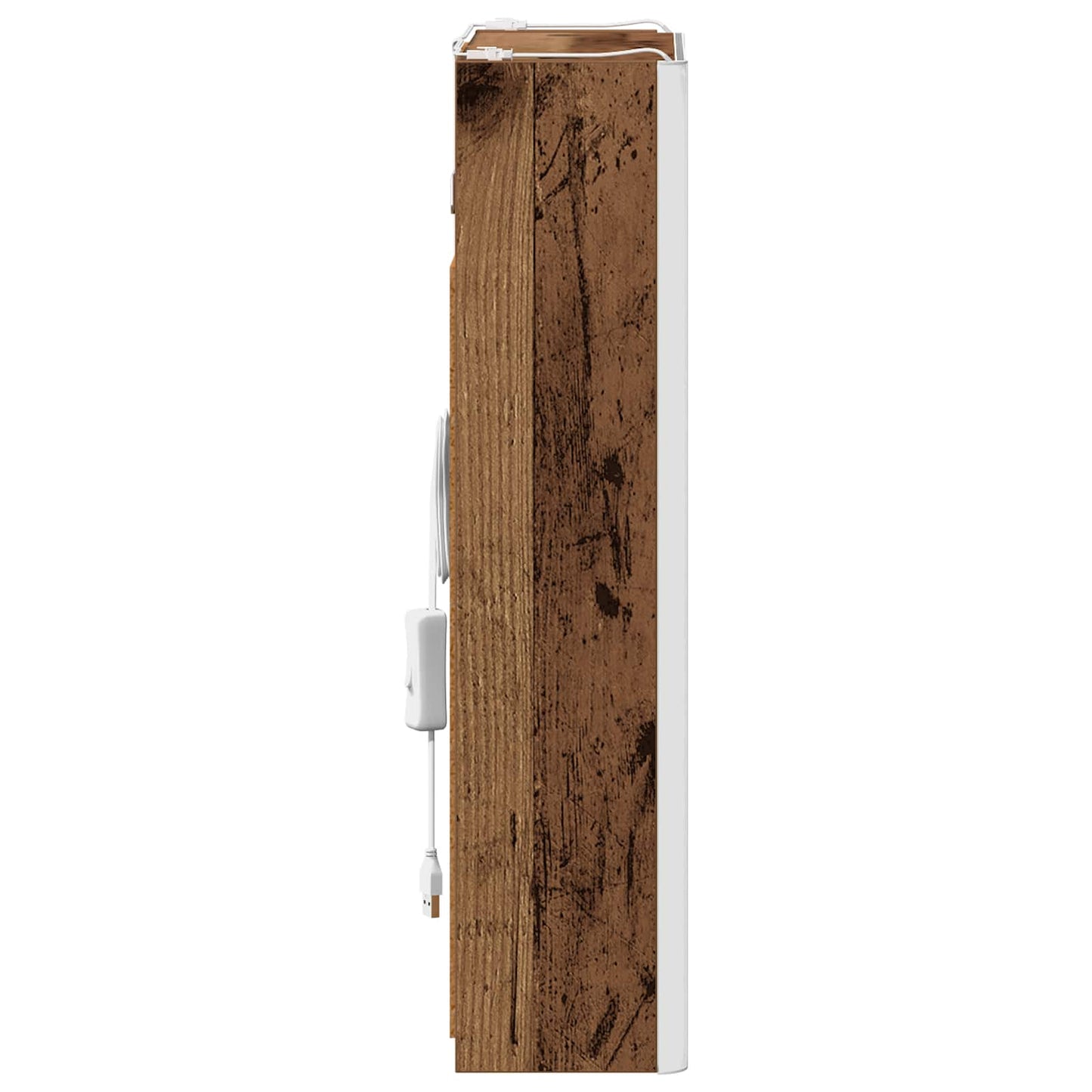 Badezimmerspiegelschrank Altholz 33 x 11,5 x 50 cm