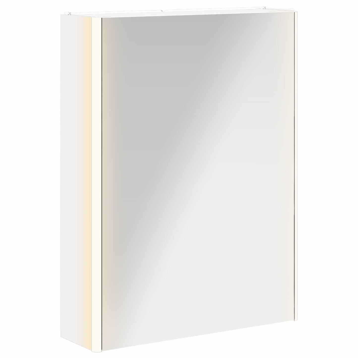 Badezimmerspiegelschrank Weiß 53,5 x 15,5 x 70 cm Holzwerkstoff