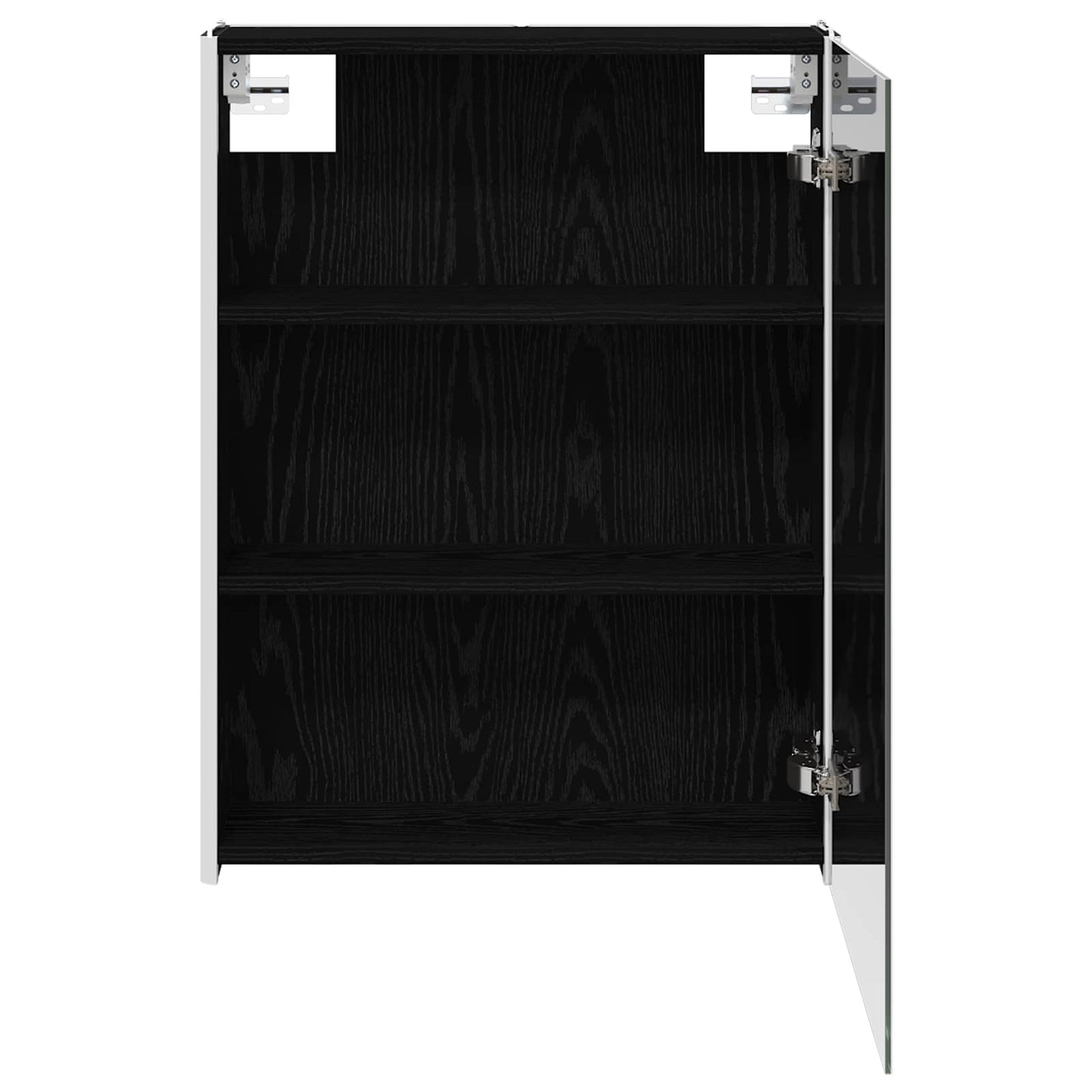 Badezimmerspiegelschrank Schwarz Eichen-Optik