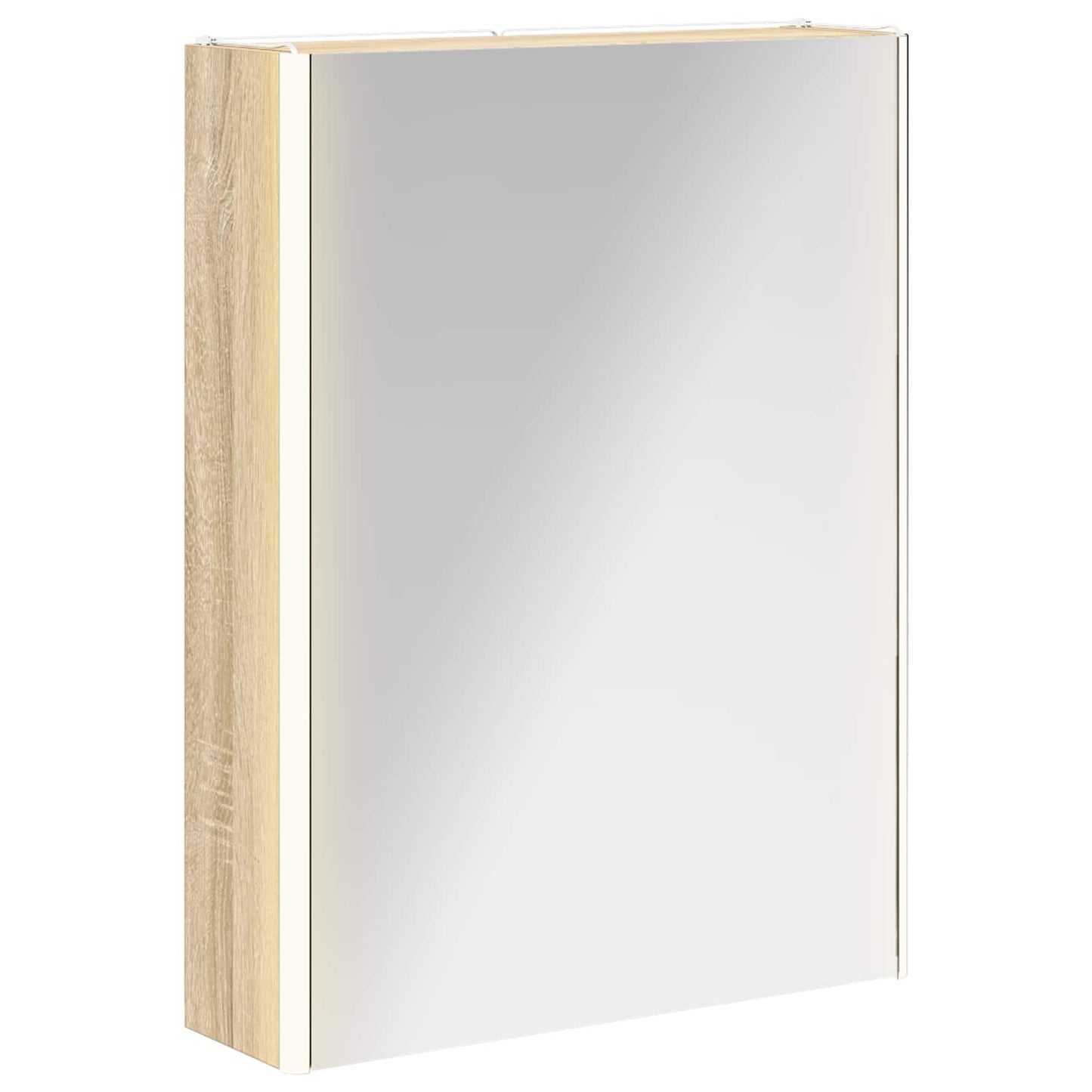 Badezimmerspiegelschrank Sonoma-Eiche 53,5 x 15,5 x 70 cm