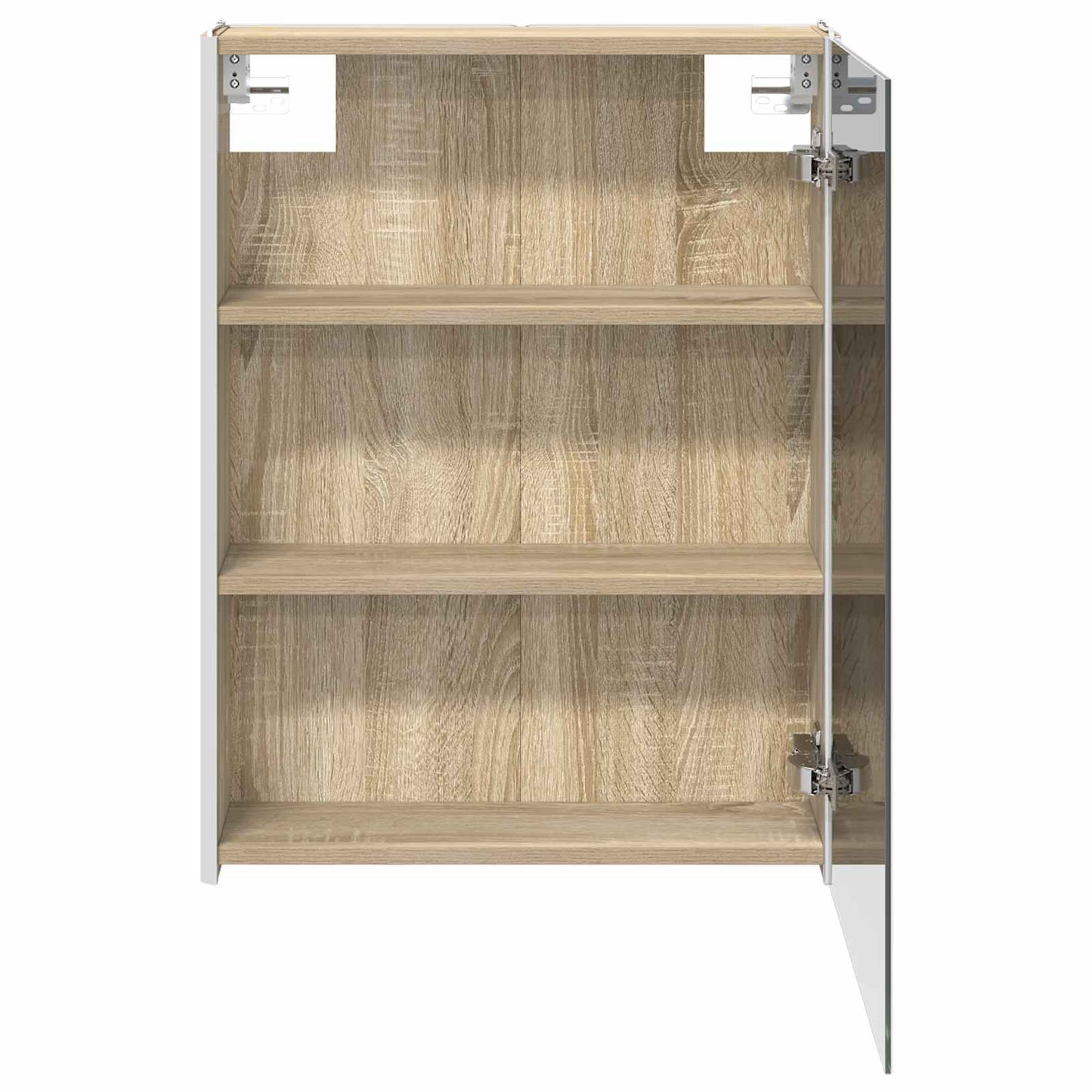Badezimmerspiegelschrank Sonoma-Eiche 53,5 x 15,5 x 70 cm