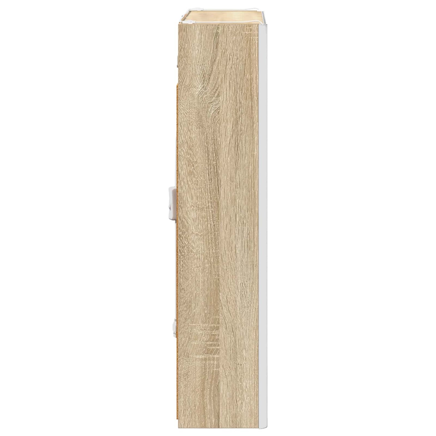 Badezimmerspiegelschrank Sonoma-Eiche 53,5 x 15,5 x 70 cm