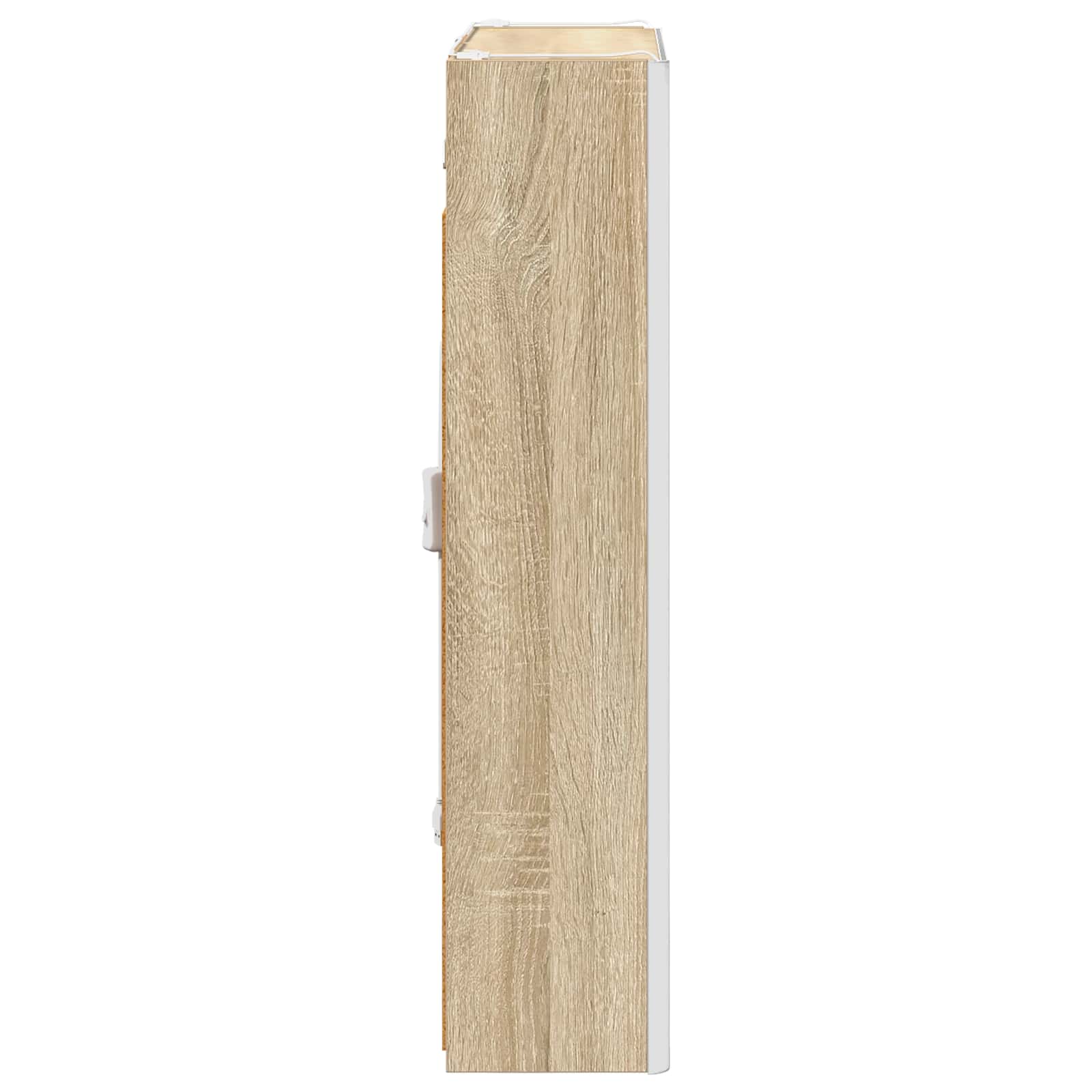 Badezimmerspiegelschrank Sonoma-Eiche 53,5 x 15,5 x 70 cm