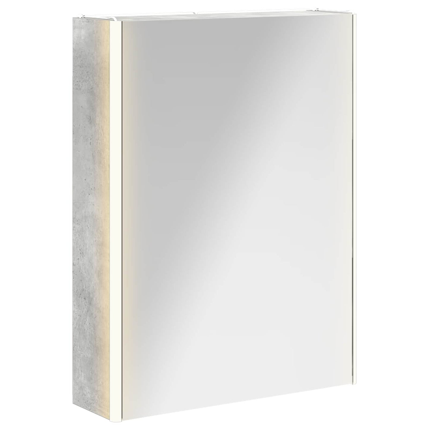 Badezimmerspiegelschrank Beton Grau 53,5 x 15,5 x 70 cm