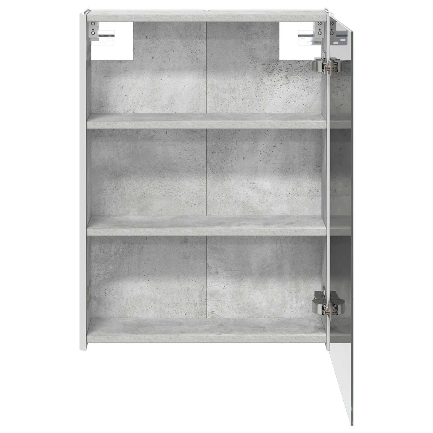 Badezimmerspiegelschrank Beton Grau 53,5 x 15,5 x 70 cm