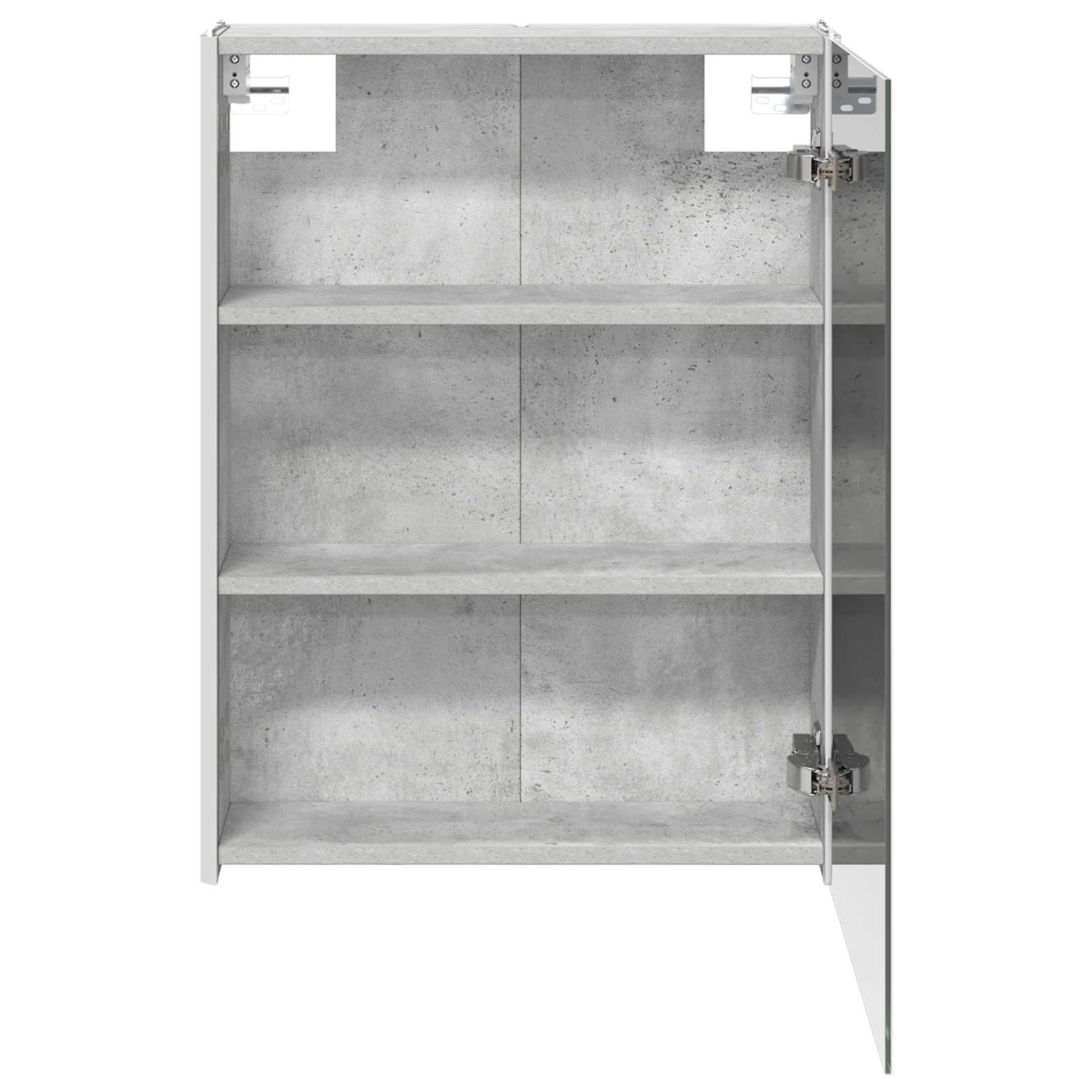 Badezimmerspiegelschrank Beton Grau 53,5 x 15,5 x 70 cm