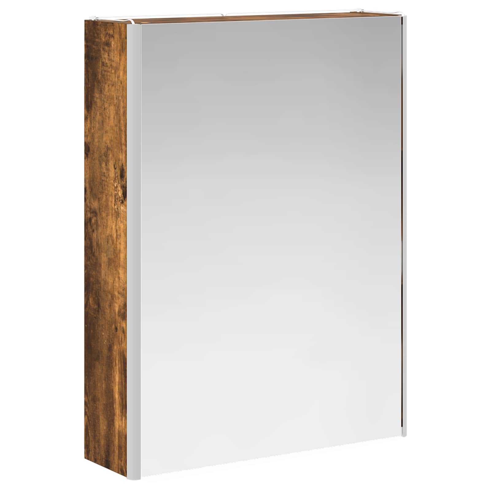 Badezimmerspiegelschrank Geräucherte Eiche 53,5 x 15,5 x 70 cm