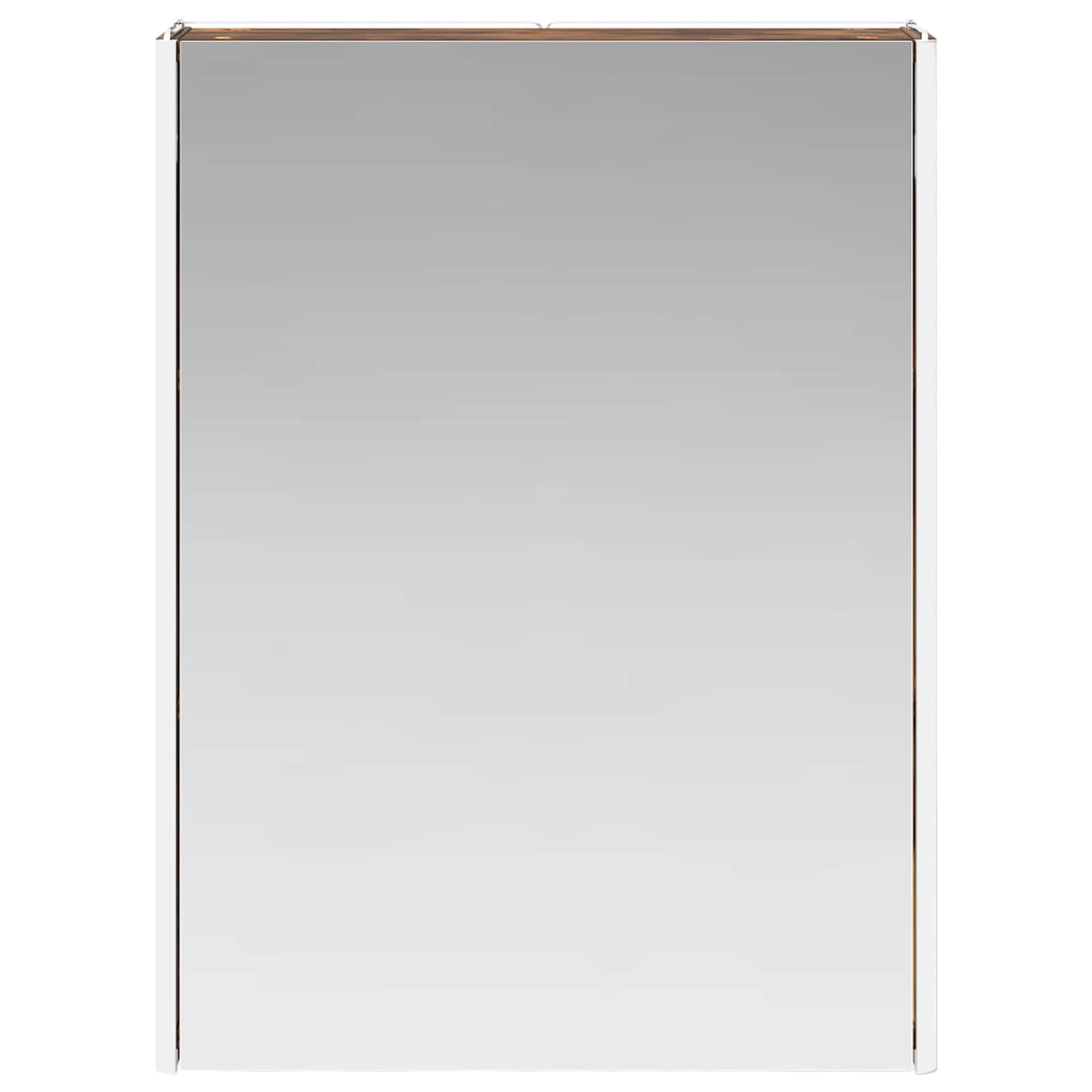 Badezimmerspiegelschrank Geräucherte Eiche 53,5 x 15,5 x 70 cm