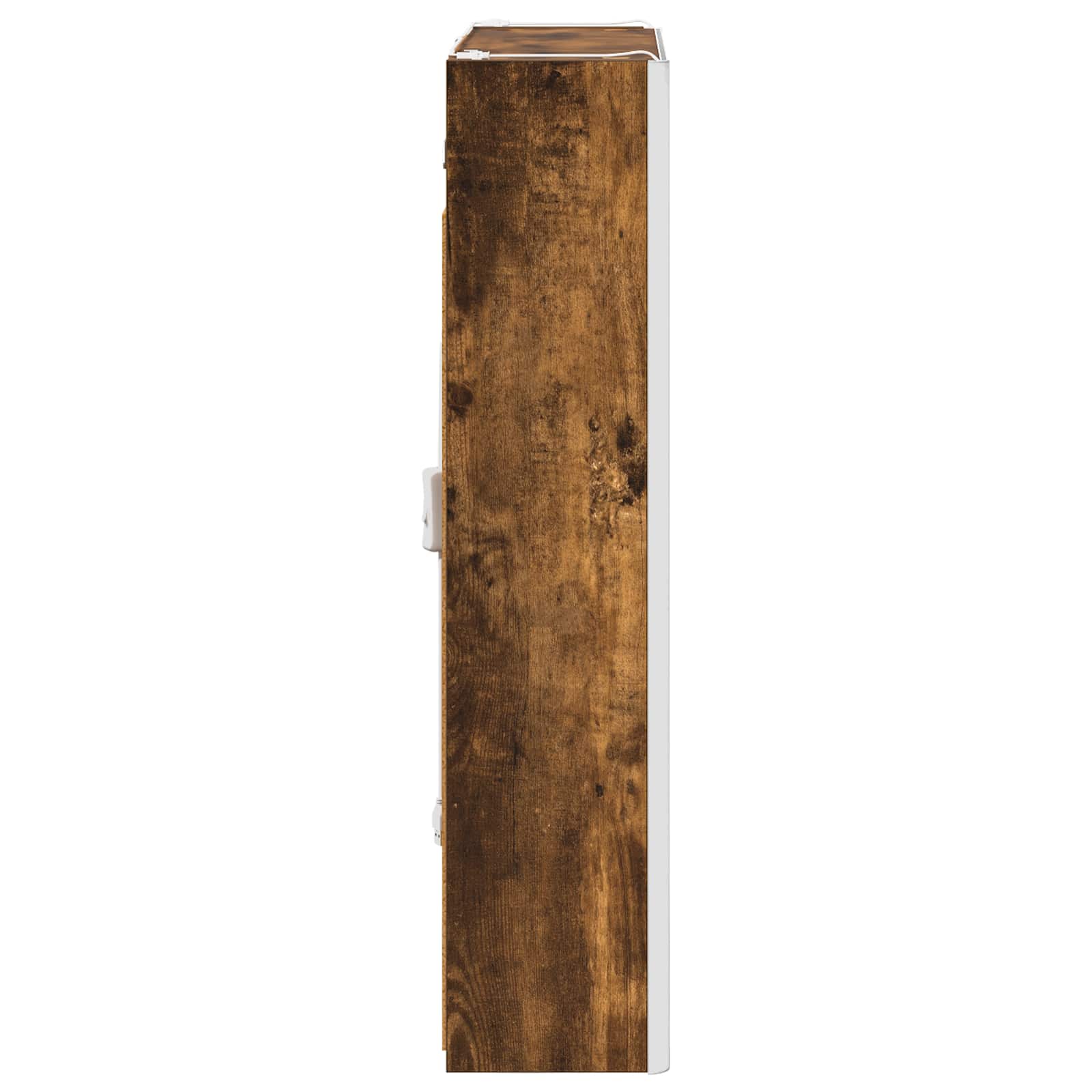 Badezimmerspiegelschrank Geräucherte Eiche 53,5 x 15,5 x 70 cm