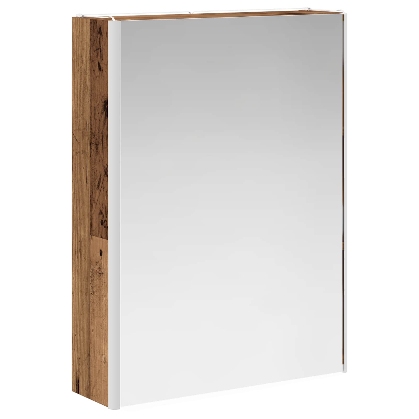Badezimmerspiegelschrank Altholz 53,5 x 15,5 x 70 cm