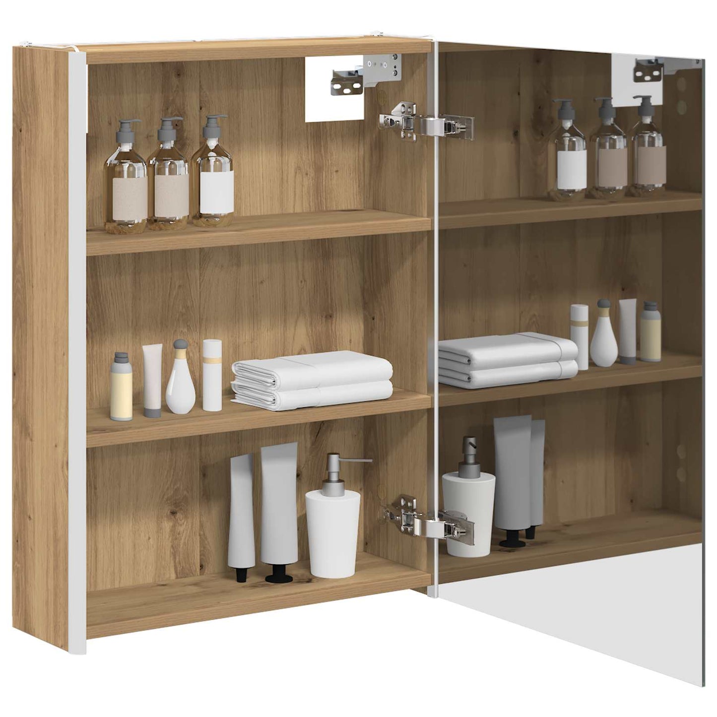 Badezimmerspiegelschrank Kunsthandwerk Eiche