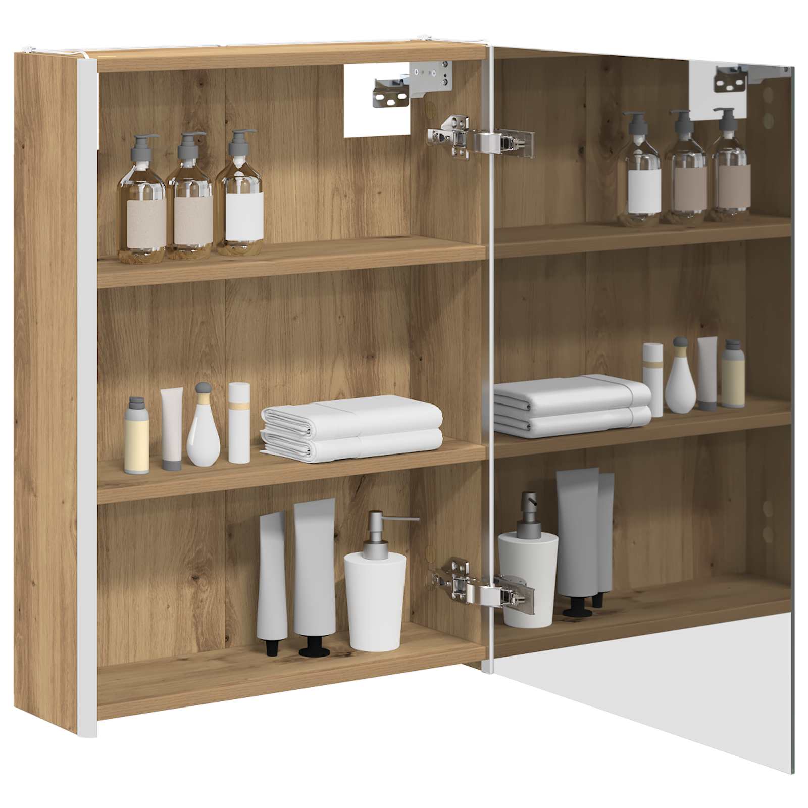 Badezimmerspiegelschrank Kunsthandwerk Eiche
