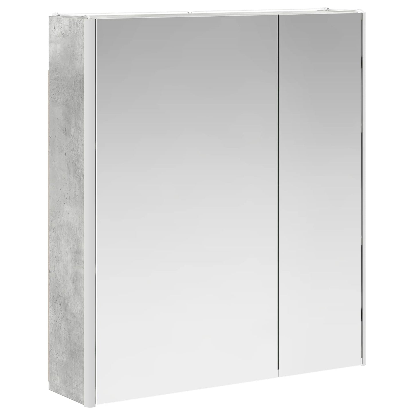 Badezimmerspiegelschrank Beton Grau 63,5 x 15,5 x 70 cm