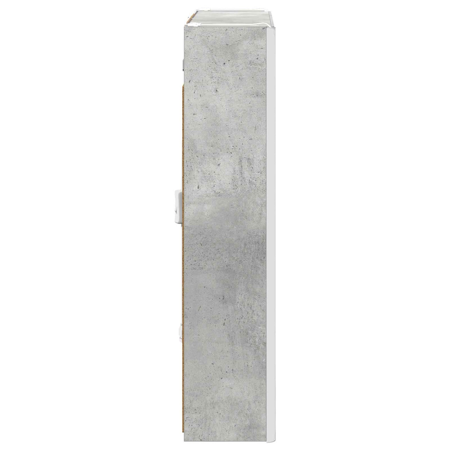 Badezimmerspiegelschrank Beton Grau 63,5 x 15,5 x 70 cm
